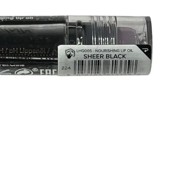 Lottie London Harley Quinn Puddin PH Color Change Lip Oil Rollerball Sheer Black - Picture 3 of 6